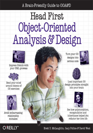 Okładka książki/ebooka Head First Object-Oriented Analysis and Design. A Brain Friendly Guide to OOA&D