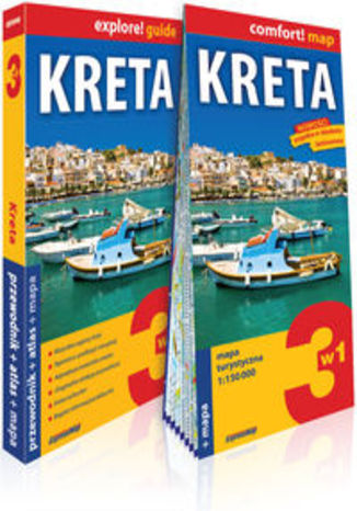 Okładka książki/ebooka Kreta 3w1 przewodnik + atlas + mapa. explore! guide