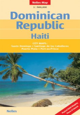 Okładka książki/ebooka Dominikana, Haiti. Mapa samochodowa