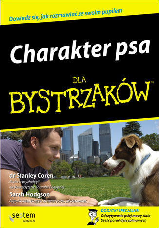 Charakter psa dla bystrzaków dr Stanley Coren, Sarah Hodgson - okładka książki