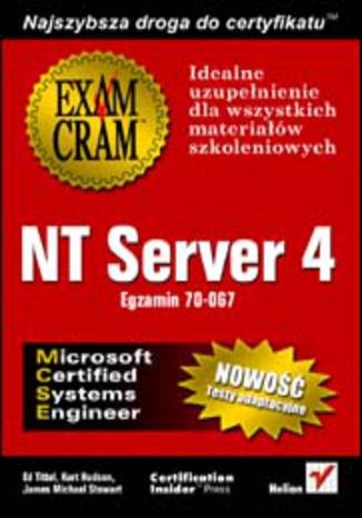 Okładka książki/ebooka NT Server 4 (egzamin 70-067)
