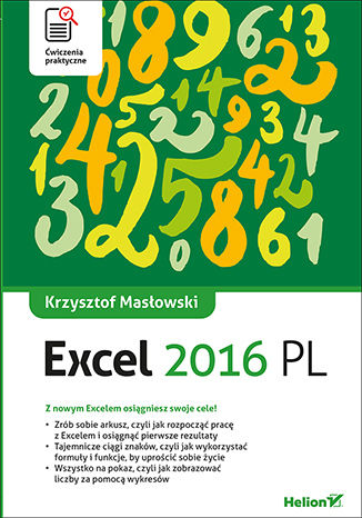 Excel 2016 PL. Ćwiczenia praktyczne Krzysztof Masłowski - okładka książki