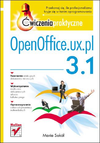 Okładka książki OpenOffice.ux.pl 3.1. Ćwiczenia praktyczne