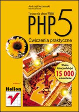 Okładka książki/ebooka PHP5. Tworzenie stron WWW. Ćwiczenia praktyczne