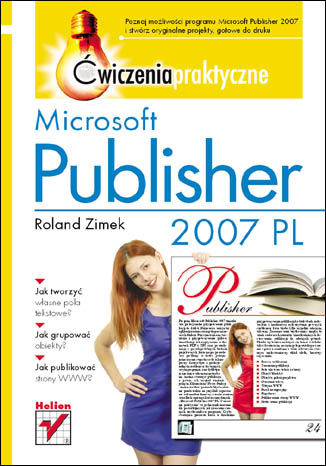 Okładka książki Microsoft Publisher 2007 PL. Ćwiczenia praktyczne