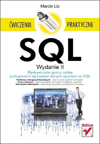 SQL. Ćwiczenia praktyczne. Wydanie II Marcin Lis - okładka książki