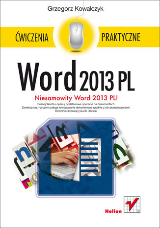 Okładka:Word 2013 PL. Ćwiczenia praktyczne 