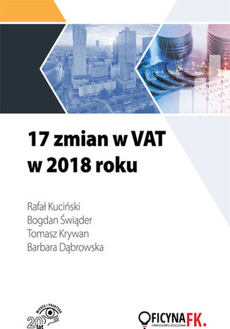 Okładka książki/ebooka 17 zmian w VAT w 2018 roku