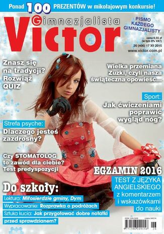 Okładka książki/ebooka Victor Gimnazjalista nr 26 (406)