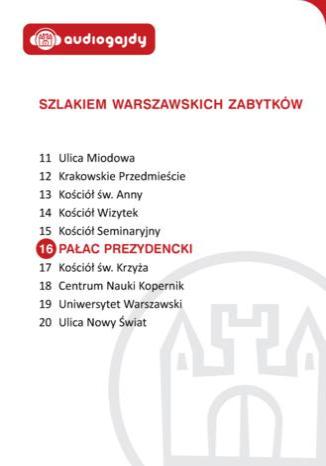 Okładka książki/ebooka Pałac Prezydencki. Szlakiem warszawskich zabytków