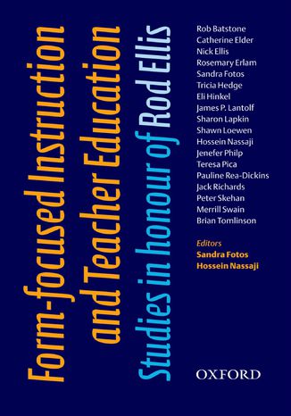 Okładka książki/ebooka Form-Focused Instruction and Teacher Education - Oxford Applied Linguistics