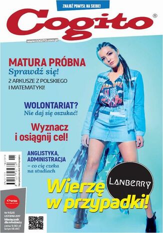 Okładka książki/ebooka Cogito nr 11 (521) Listopad 2017