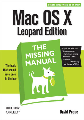 Okładka książki/ebooka Mac OS X Leopard: The Missing Manual
