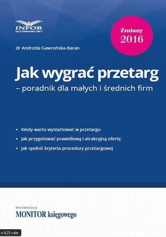 Okładka książki/ebooka Jak wygrać przetarg poradnik dla małych i średnich firm