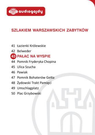 Okładka książki/ebooka Pałac na wyspie w Łazienkach. Szlakiem warszawskich zabytków