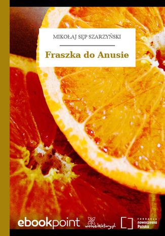 Okładka książki/ebooka Fraszka do Anusie