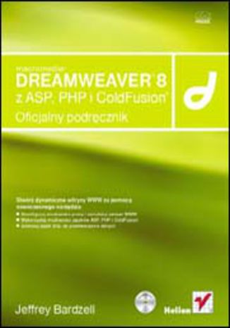 Okładka książki Macromedia Dreamweaver 8 z ASP, PHP i ColdFusion. Oficjalny podręcznik