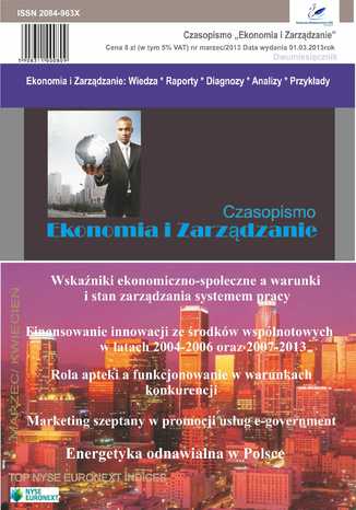 Okładka książki/ebooka Czasopismo Ekonomia i Zarządzanie nr 2 marz/2013