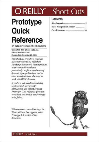 Okładka książki/ebooka Prototype Quick Reference