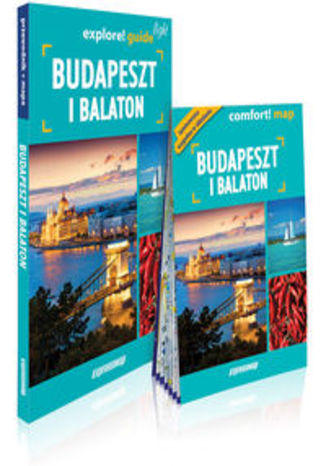 Okładka książki/ebooka Budapeszt i Balaton light przewodnik + mapa