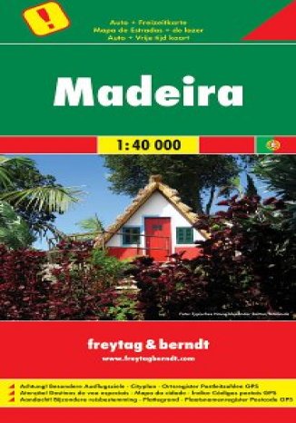 Okładka książki/ebooka Madera. Mapa samochodowa