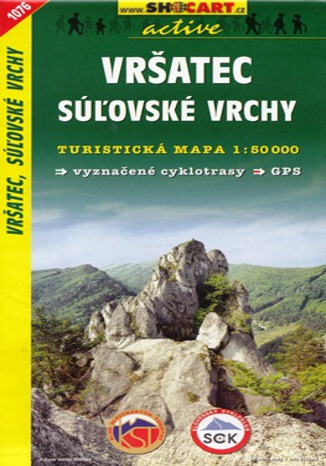 Okładka książki/ebooka Vršatec, Súlovské Vrchy, 1:50 000