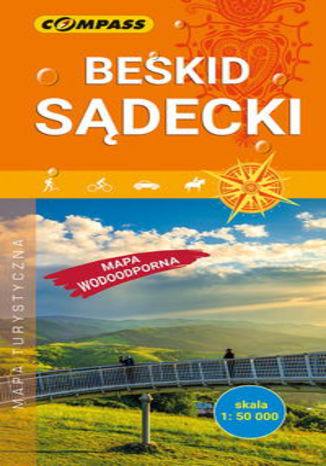 Okładka książki/ebooka Beskid Sądecki mapa laminowana
