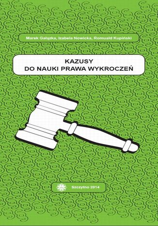 Okładka książki/ebooka Kazusy do nauki prawa wykroczeń
