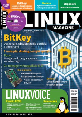 Okładka książki/ebooka Linux Magazine 1/2018 (167)