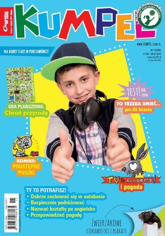Okładka książki/ebooka Kumpel nr 15 (206). Pismo myślących dzieciaków i ich rodziców