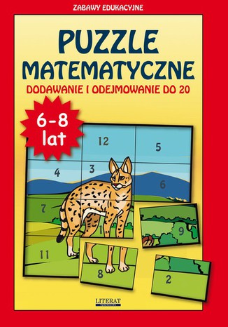 Puzzle matematyczne Dodawanie i odejmowanie do 20. 6-8 lat Beata Guzowska, Krzysztof Tonder - okładka książki