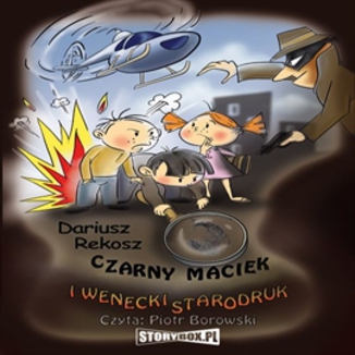 Czarny Maciek i wenecki starodruk Dariusz Rekosz - okadka audiobooka MP3