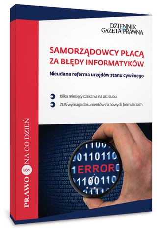 Okładka książki/ebooka Samorządowcy płacą za błędy informatyków