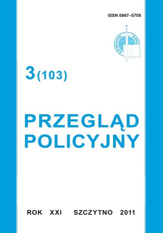 Okładka:Przegląd  Policyjny, nr 3(103) 2011 