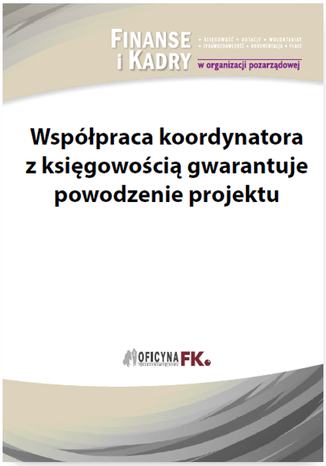 Wsppraca koordynatora z ksigowoci gwarantuje powodzenie projektu Marek Peda - okadka audiobooks CD