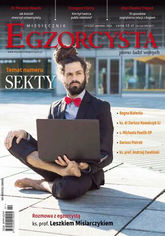 Okładka: Miesięcznik Egzorcysta. Czerwiec 2014