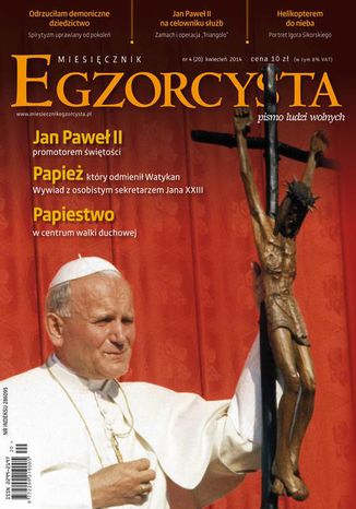 Okładka: Miesięcznik Egzorcysta. Kwiecień 2014