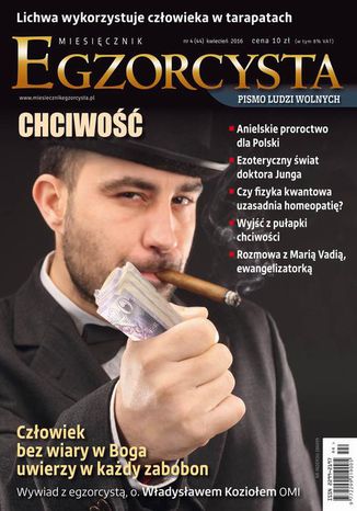 Okładka: Miesięcznik Egzorcysta. Kwiecień 2016