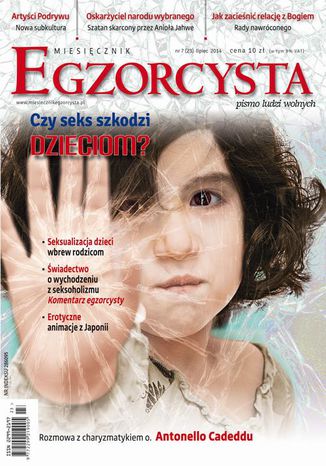 Okładka: Miesięcznik Egzorcysta. Lipiec 2014