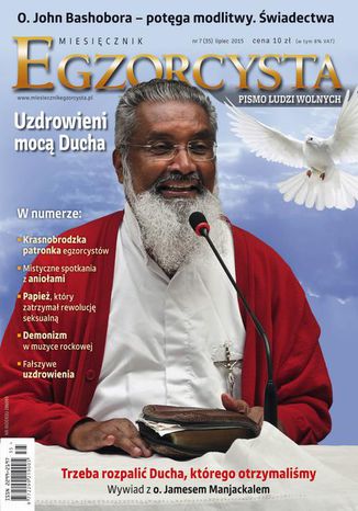 Okładka: Miesięcznik Egzorcysta. Lipiec 2015