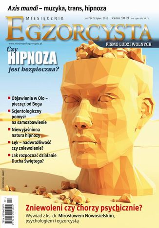 Okładka: Miesięcznik Egzorcysta. Lipiec 2016