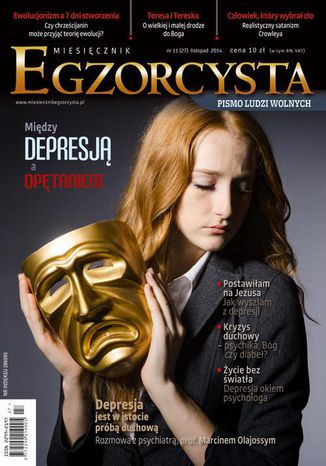 Okładka: Miesięcznik Egzorcysta. Listopad 2014