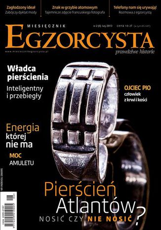Okładka: Miesięcznik Egzorcysta. Luty 2013