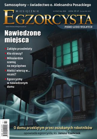 Okładka: Miesięcznik Egzorcysta. Luty 2016