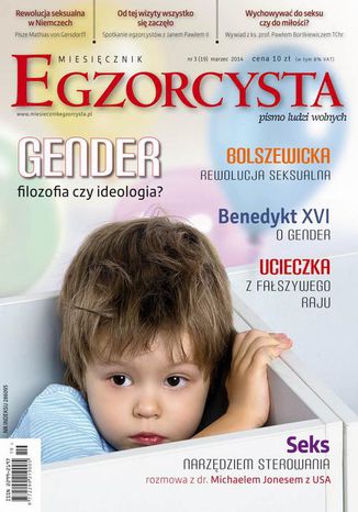 Okładka: Miesięcznik Egzorcysta. Marzec 2014
