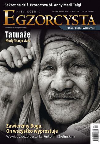 Okładka: Miesięcznik Egzorcysta. Marzec 2016