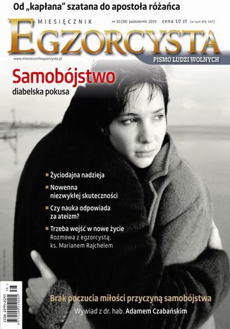 Okładka: Miesięcznik Egzorcysta. Październik 2015