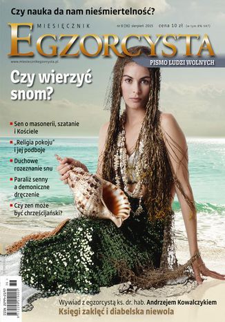 Okładka: Miesięcznik Egzorcysta. Sierpień 2015