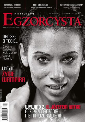 Okładka: Miesięcznik Egzorcysta. Styczeń 2013