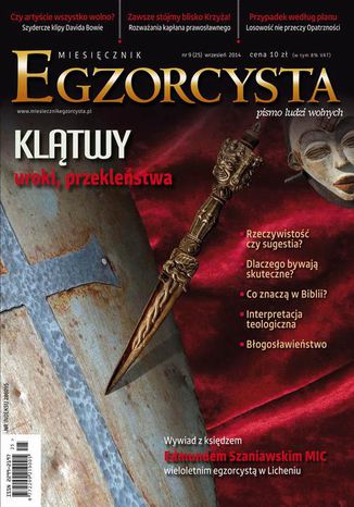 Okładka: Miesięcznik Egzorcysta. Wrzesień 2014